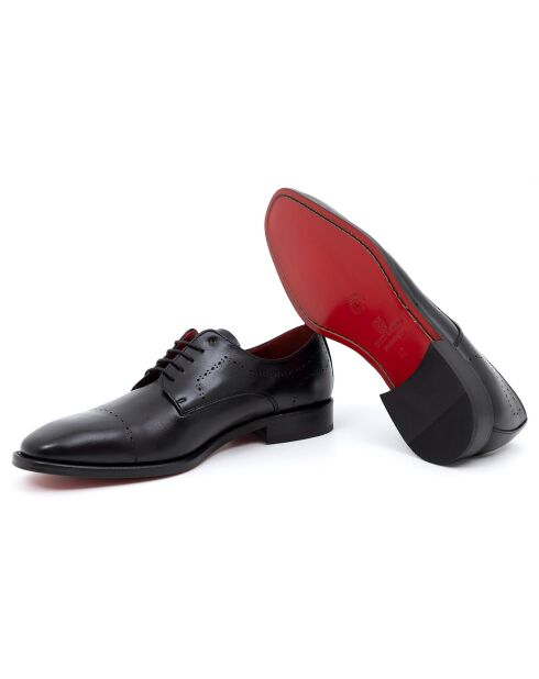 Derbies en Cuir Lucine noirs