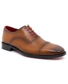 Derbies Oxford en Cuir Lugado marron