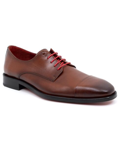 Derbies en Cuir Lukile camel