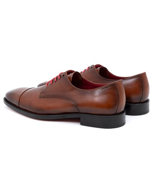 Derbies en Cuir Lukile camel