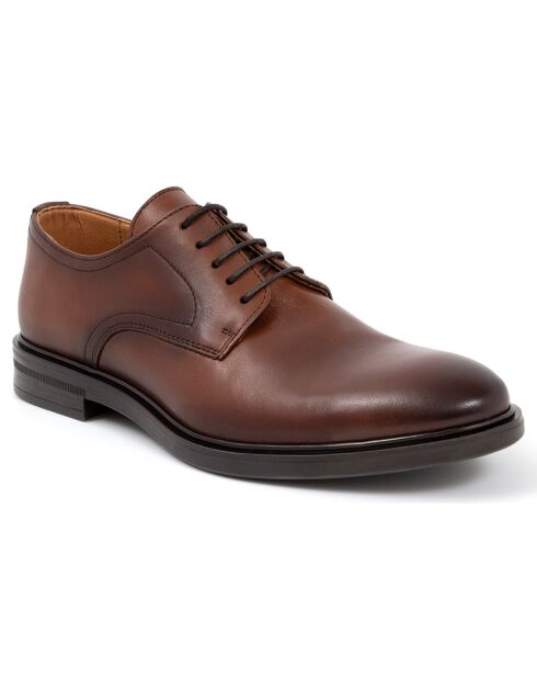 Derbies en Cuir Mideli camel