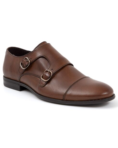 Monks en Cuir Milamon camel