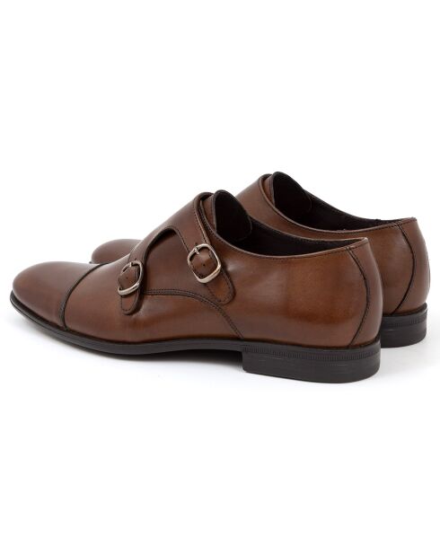 Monks en Cuir Milamon camel
