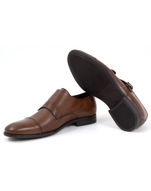 Monks en Cuir Milamon camel