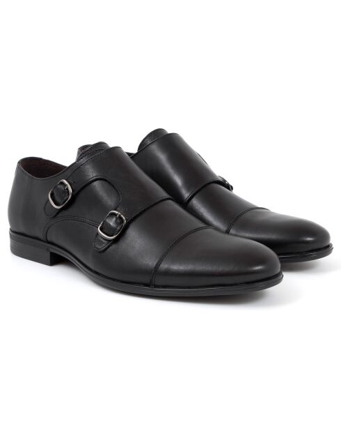 Monks en Cuir Milamon noirs