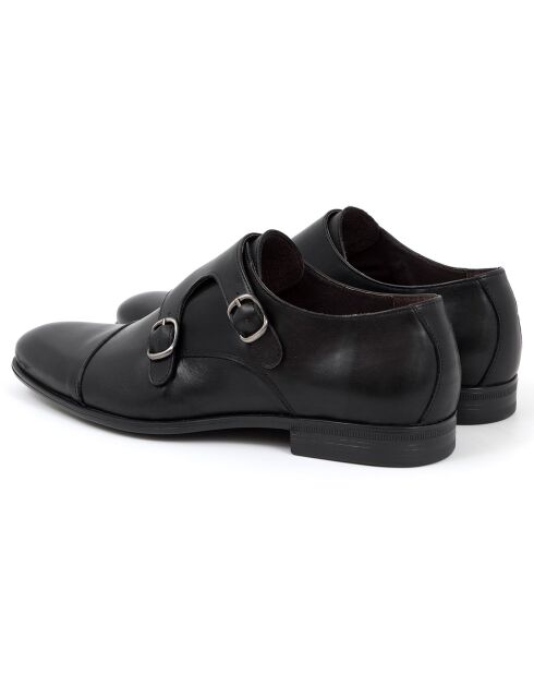 Monks en Cuir Milamon noirs