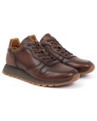 Sneakers en Cuir Milani camel