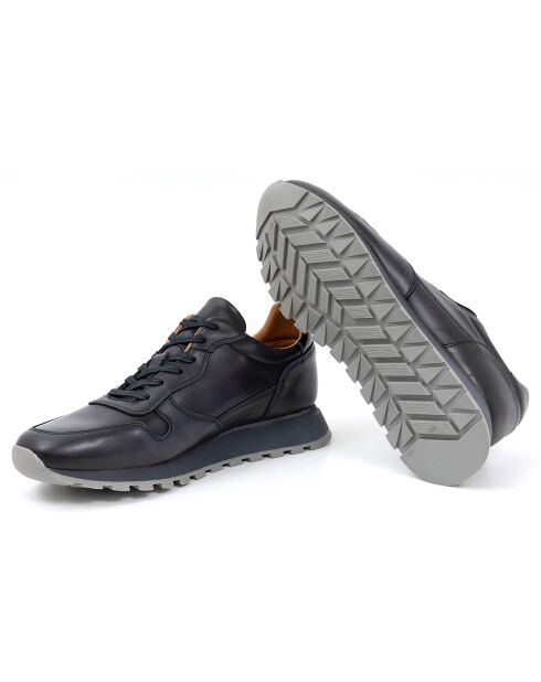 Sneakers en Cuir Milani bleues