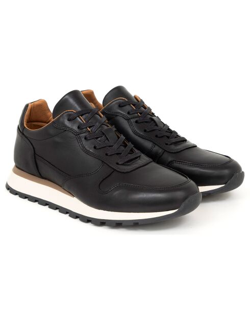 Sneakers en Cuir Milani noires