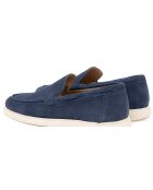 Mocassins en Cuir Milsan bleus