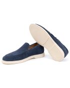 Mocassins en Cuir Milsan bleus