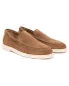 Mocassins en Cuir Milsan camel