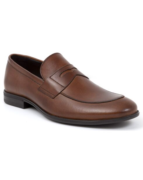 Mocassins en Cuir Miluden camel