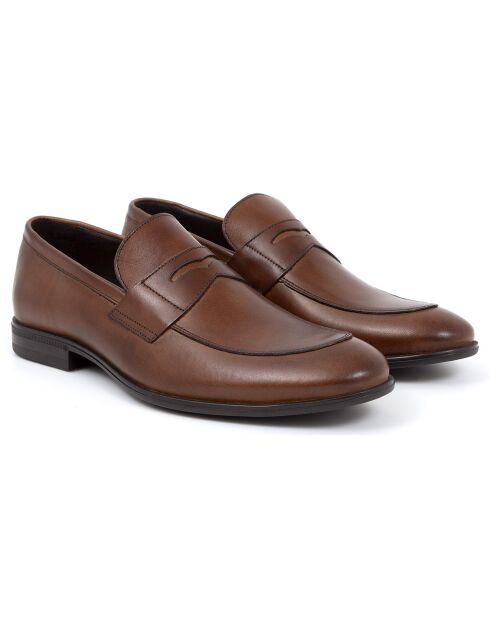 Mocassins en Cuir Miluden camel