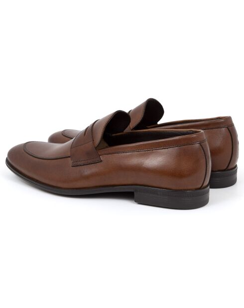 Mocassins en Cuir Miluden camel