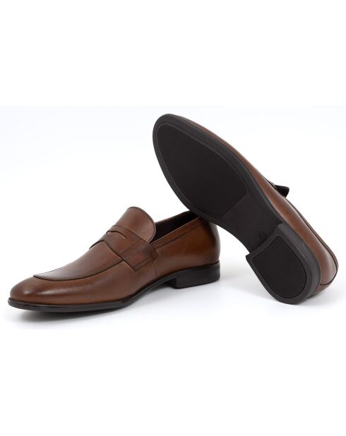 Mocassins en Cuir Miluden camel