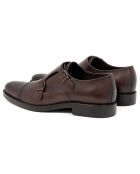 Monks en Cuir Mimonk camel