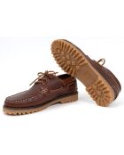 Chaussures Bateaux en Cuir Minol camel