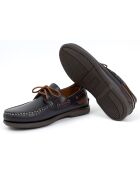 Chaussures Bateaux en Cuir Naupil bleues