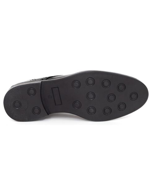 Boots en Cuir Pabine noires