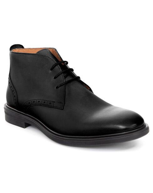 Boots en Cuir Pabine noires