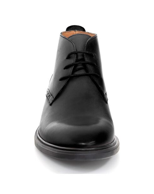 Boots en Cuir Pabine noires