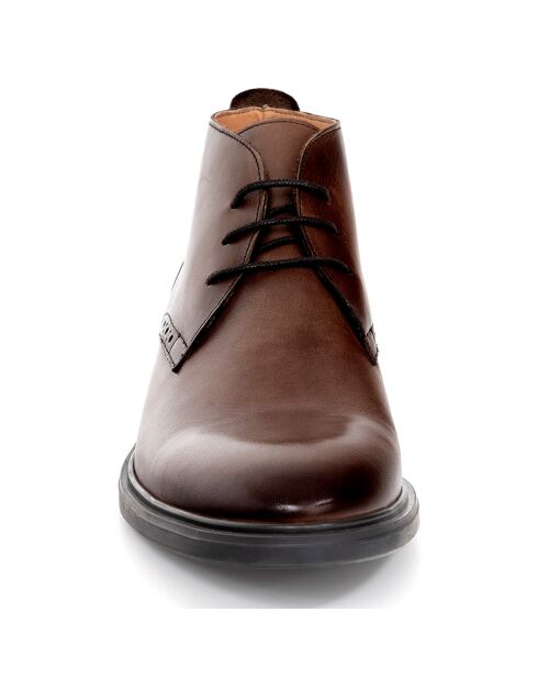 Boots en Cuir Pabine marron