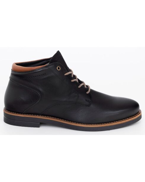 Boots en Cuir Pacamu noires