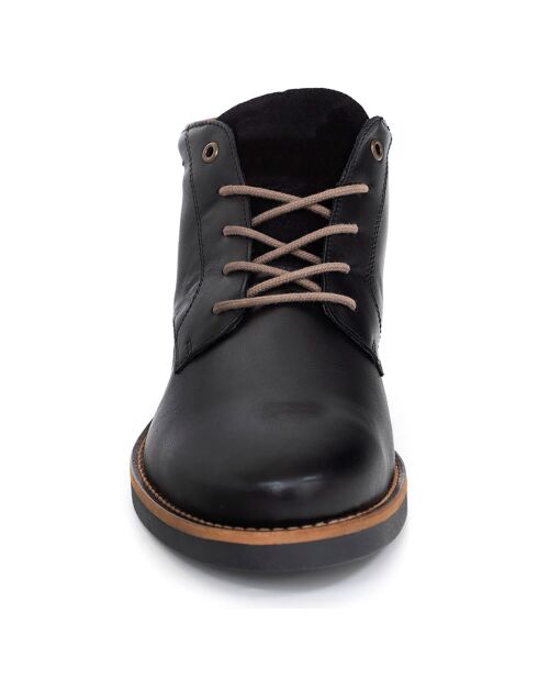 Boots en Cuir Pacamu noires
