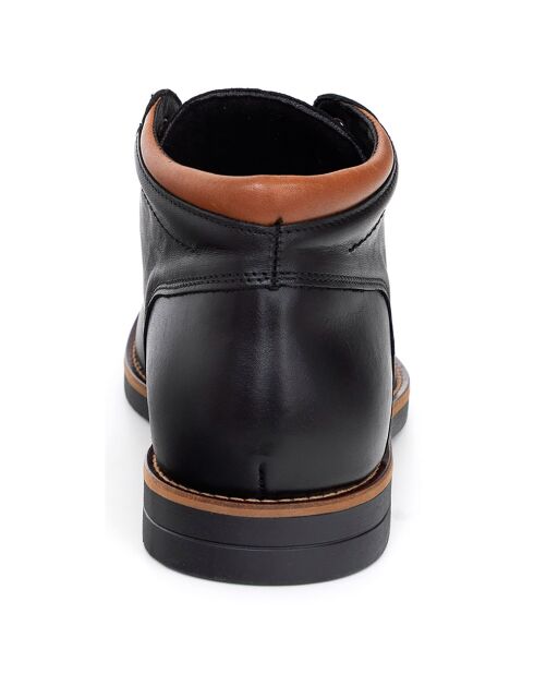 Boots en Cuir Pacamu noires