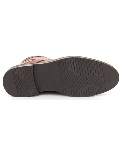 Boots en Cuir Pacamu camel