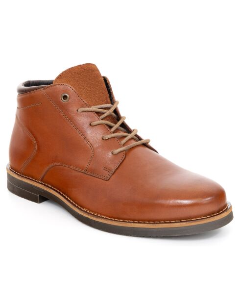 Boots en Cuir Pacamu camel