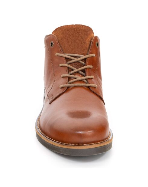 Boots en Cuir Pacamu camel