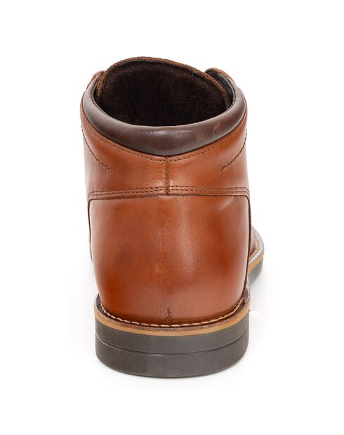 Boots en Cuir Pacamu camel
