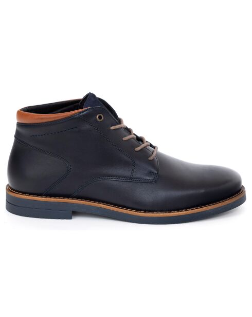 Boots en Cuir Pacamu bleues