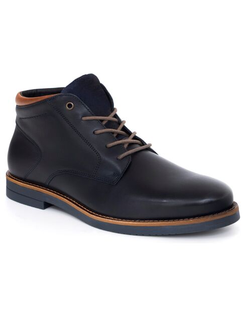 Boots en Cuir Pacamu bleues