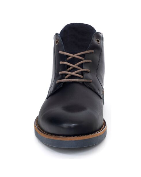 Boots en Cuir Pacamu bleues