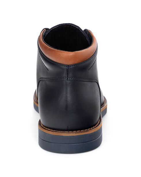 Boots en Cuir Pacamu bleues