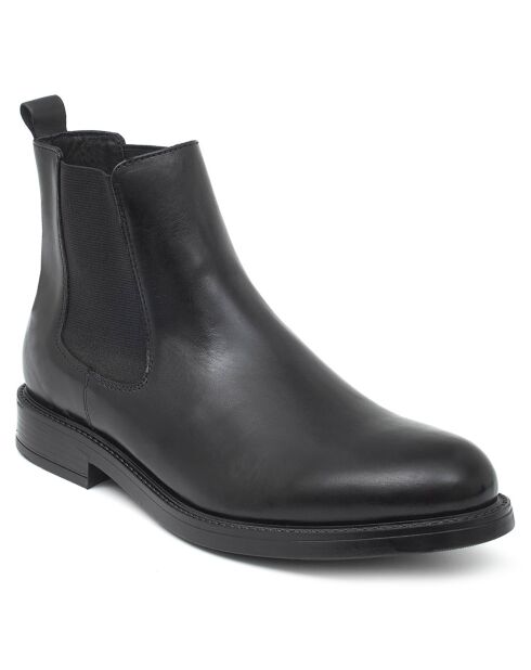 Chelsea Boots en Cuir Panuca noires