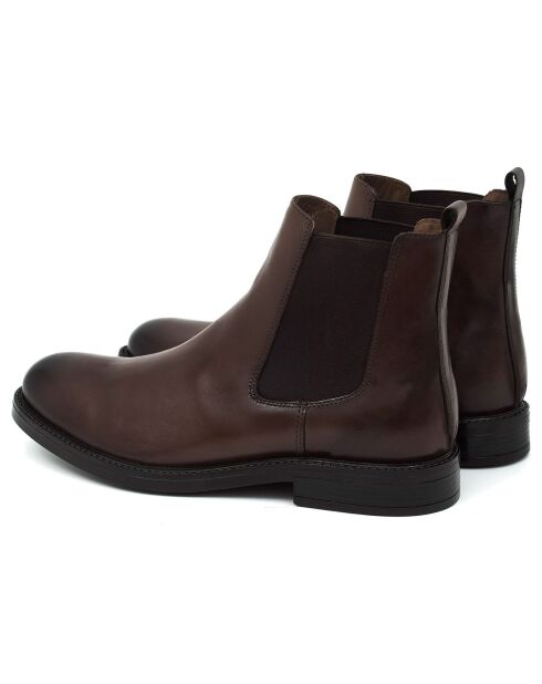 Chelsea Boots en Cuir Panuca marron