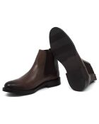 Chelsea Boots en Cuir Panuca marron