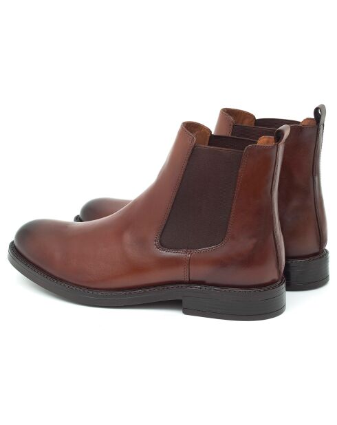 Chelsea Boots en Cuir Panuca camel