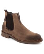 Chelsea Boots en Cuir Savoli taupe