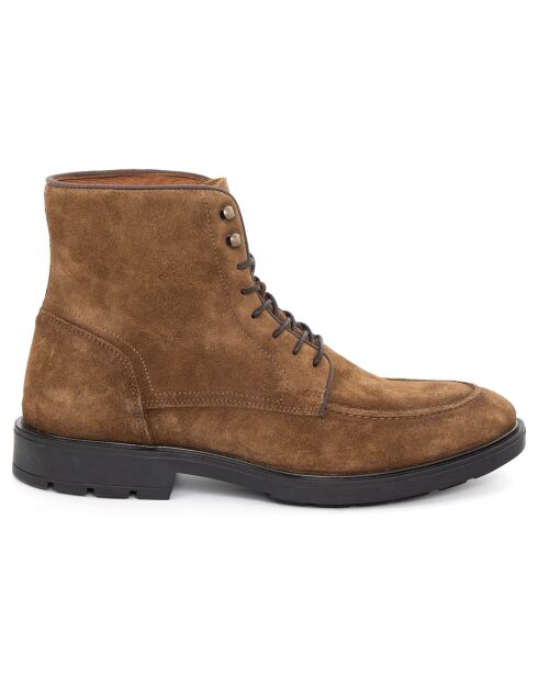 Boots en Cuir Sensara camel