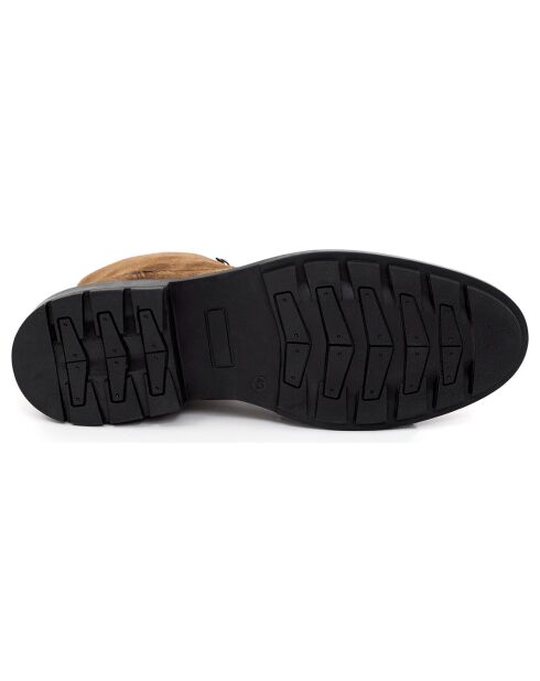 Boots en Cuir Sensara camel