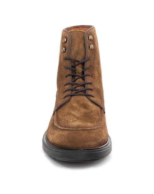 Boots en Cuir Sensara camel