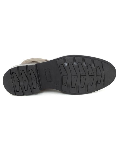 Boots en Cuir Sensara kaki