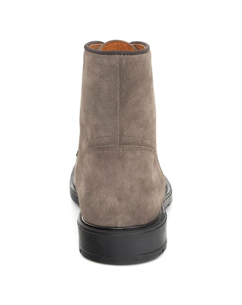 Boots en Cuir Sensara kaki