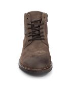 Boots en Cuir Sidaz taupe