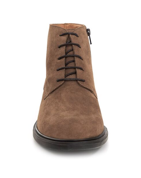Boots en Cuir Simali taupe